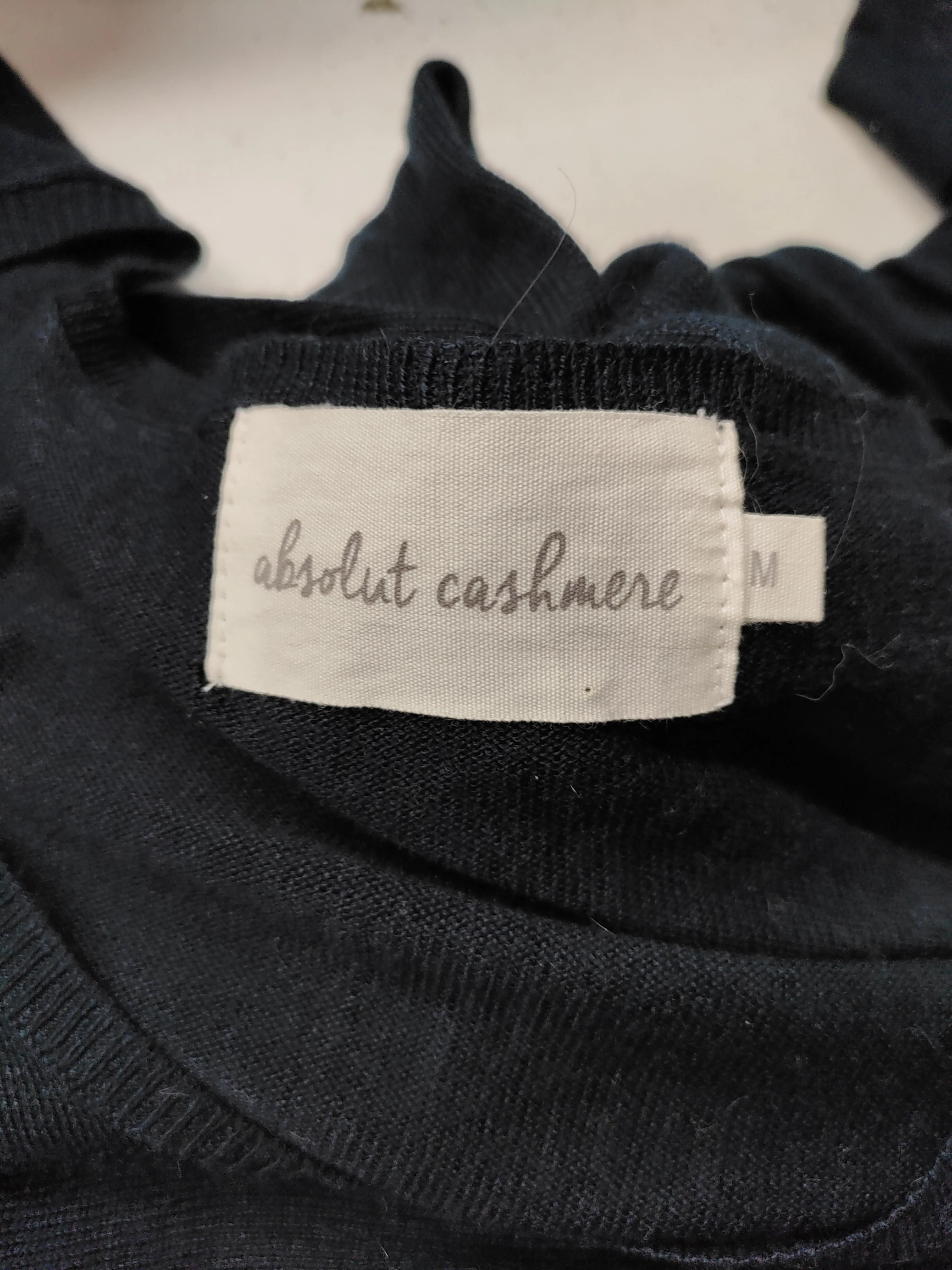 Absolut Cashmere Women's Jumper M Blue Cashmere with Other V-Neck Pullover - Image 5