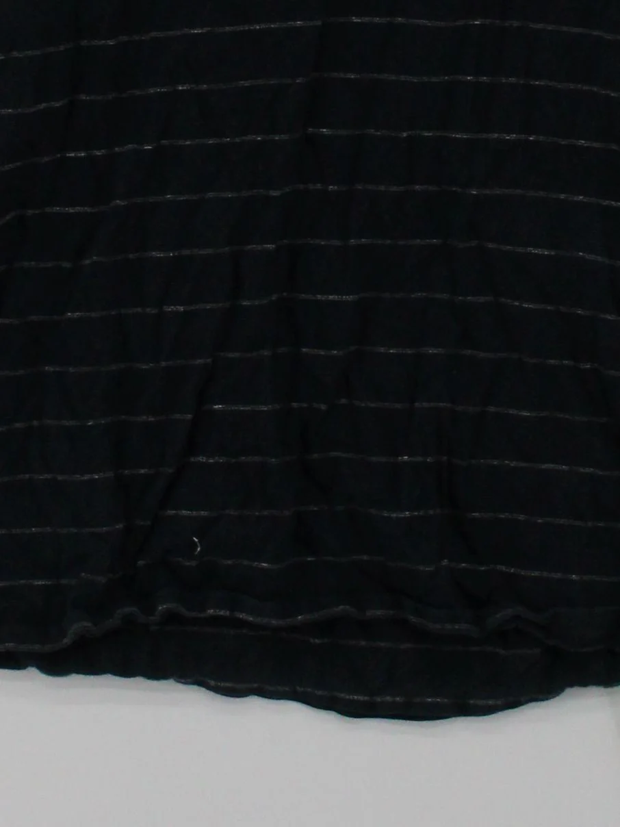 AllSaints Men's T-Shirt M Blue Striped 100% Cotton Basic - Image 4