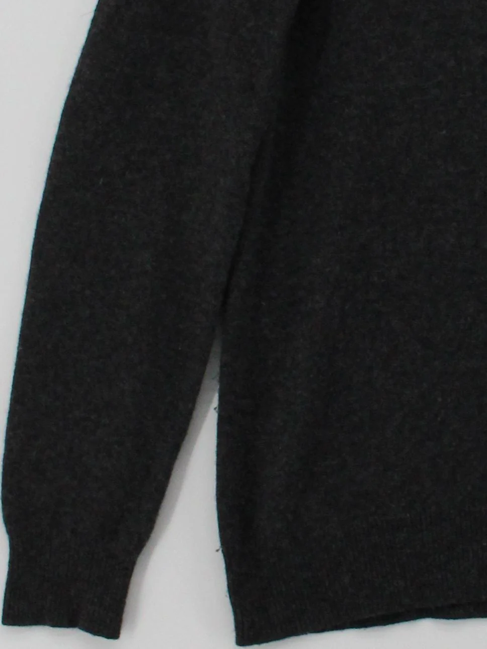 C By Bloomingdale's Women's Jumper L Grey 100% Cashmere V-Neck Pullover - Image 4