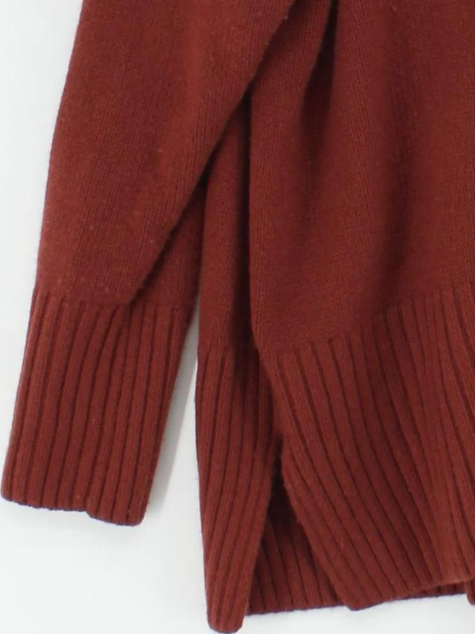 COS Women's Jumper L Brown Cashmere with Polyamide Roll Neck Pullover - Image 4