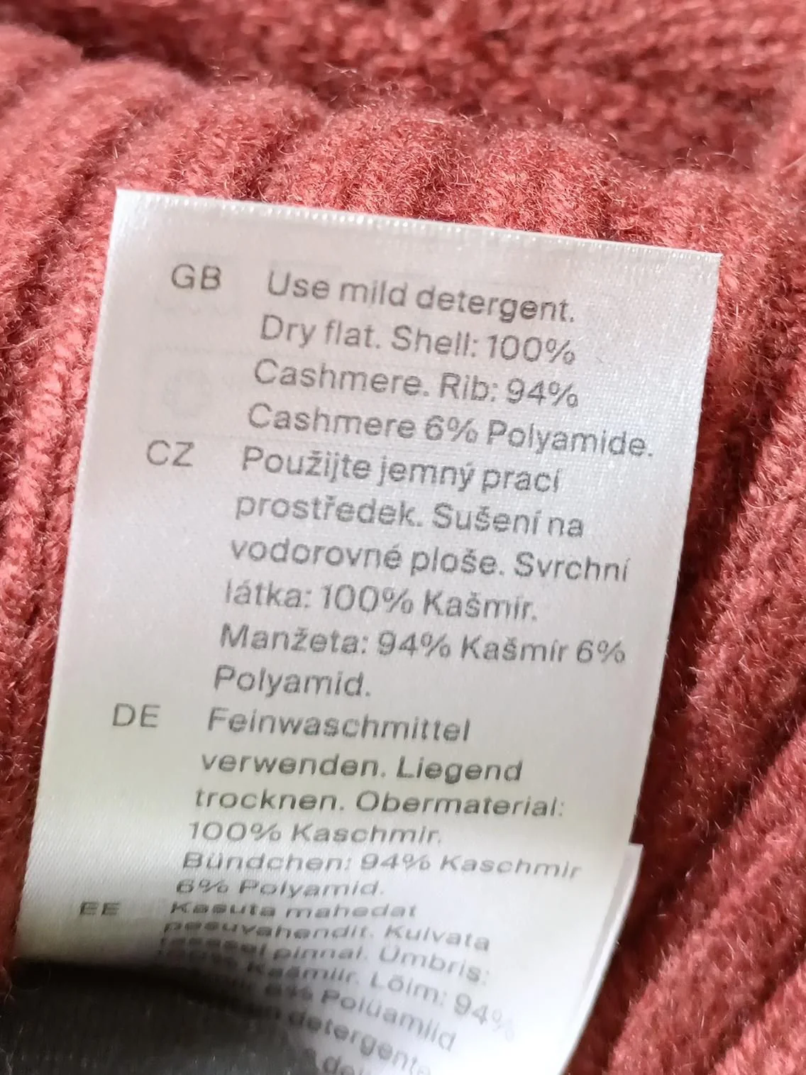 COS Women's Jumper L Brown Cashmere with Polyamide Roll Neck Pullover - Image 6