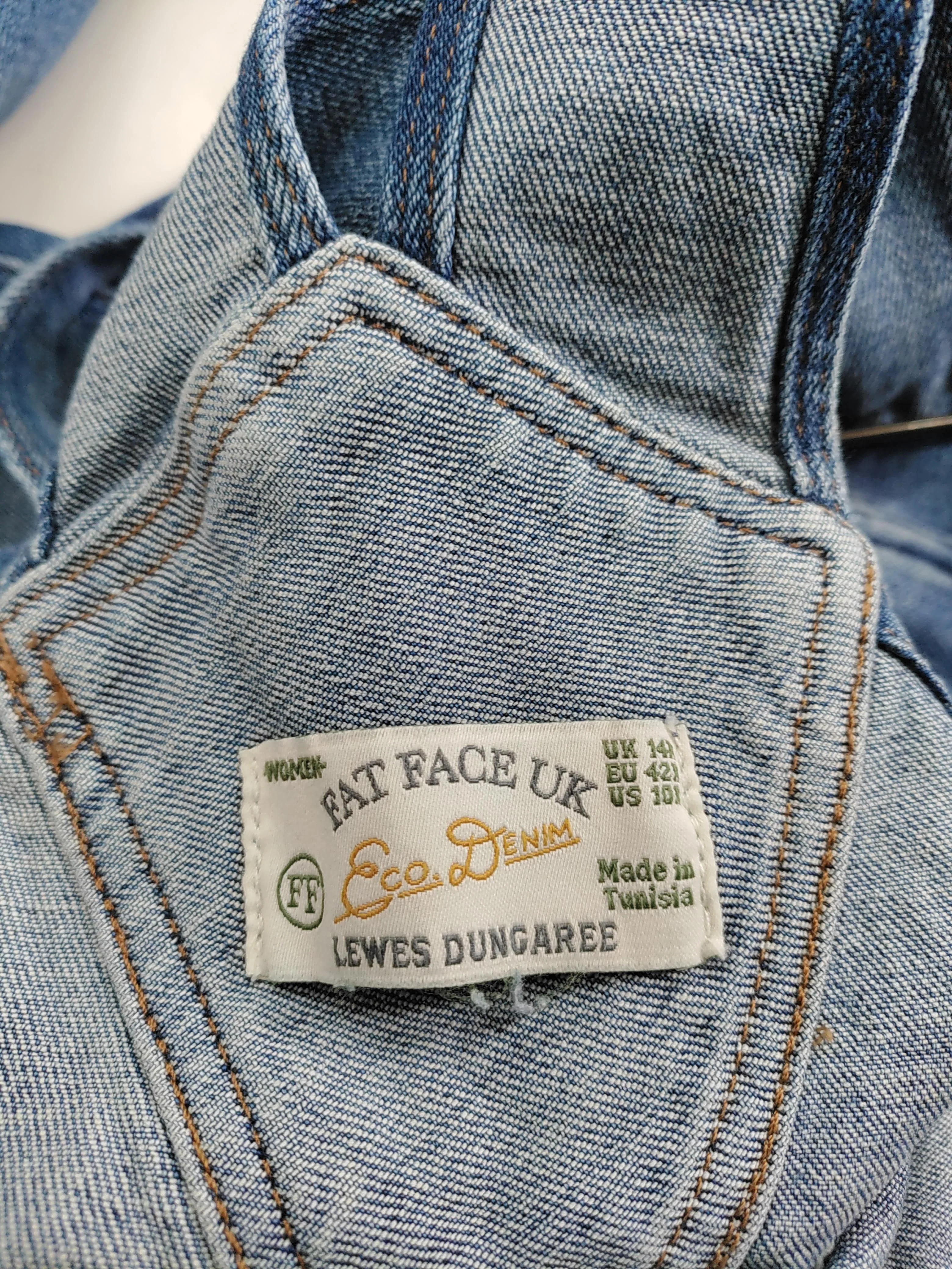 Fat Face Women's Jeans UK 14 Blue Cotton with Elastane Straight - Image 5