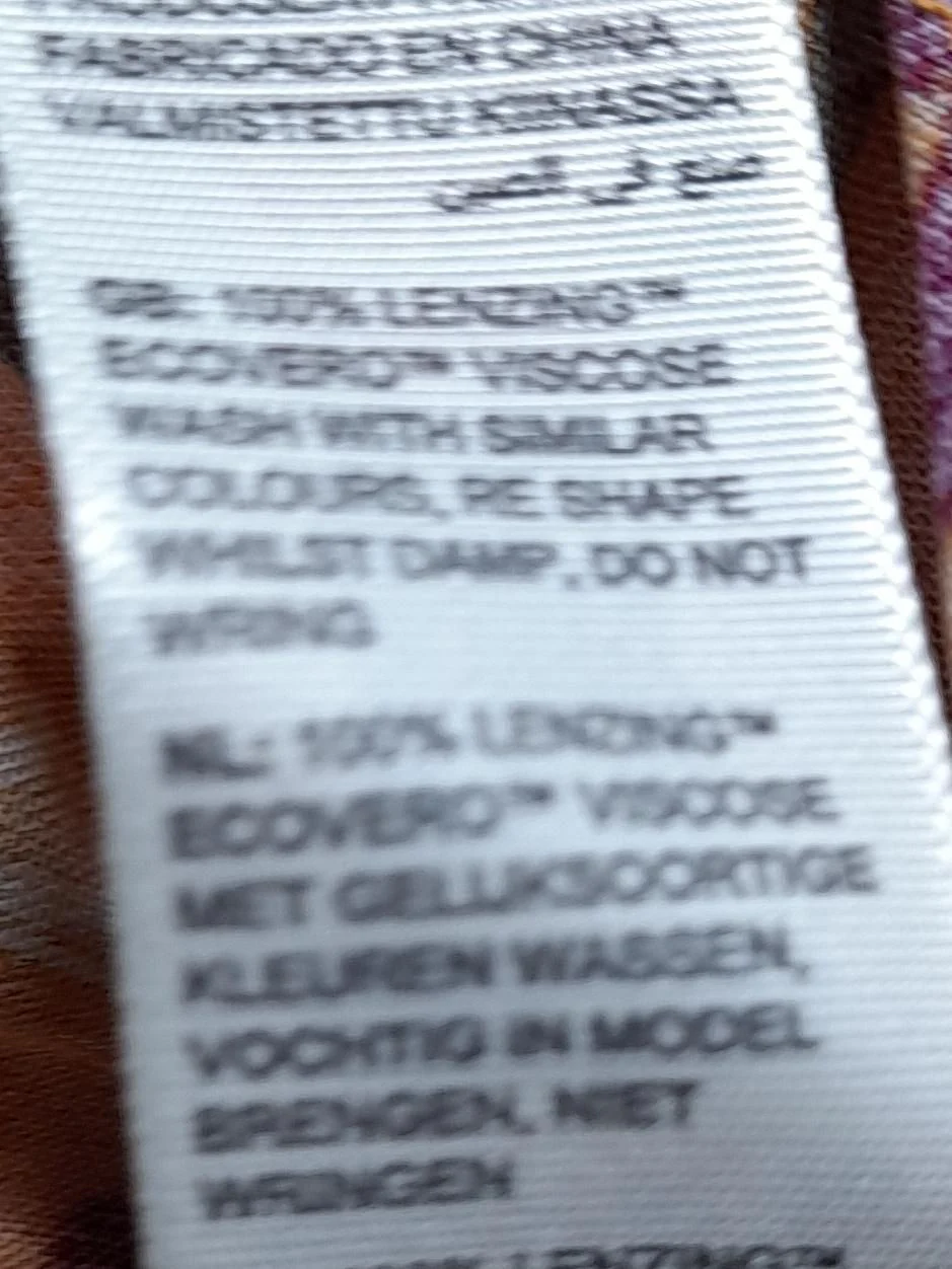 Fat Face Women's Trousers UK 14 Multi Floral 100% Viscose Wide-Leg Chino - Image 6