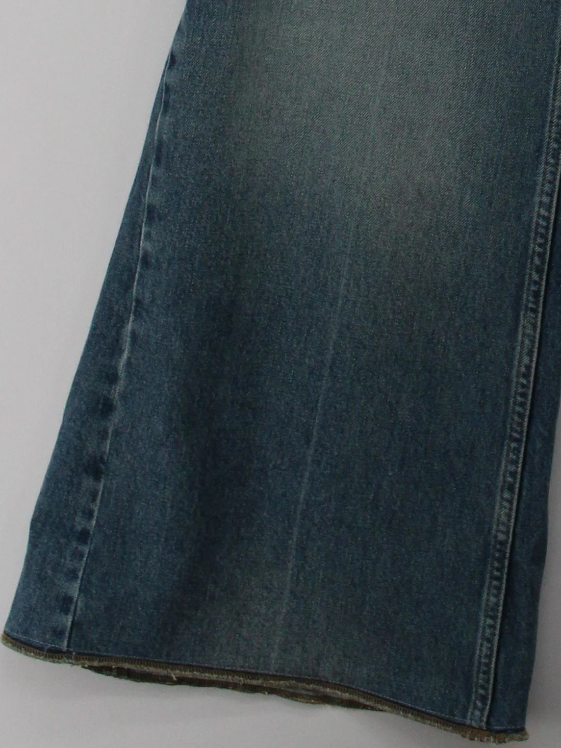 Massimo Dutti Women's Jeans UK 14 Blue 100% Cotton Wide-Leg - Image 4