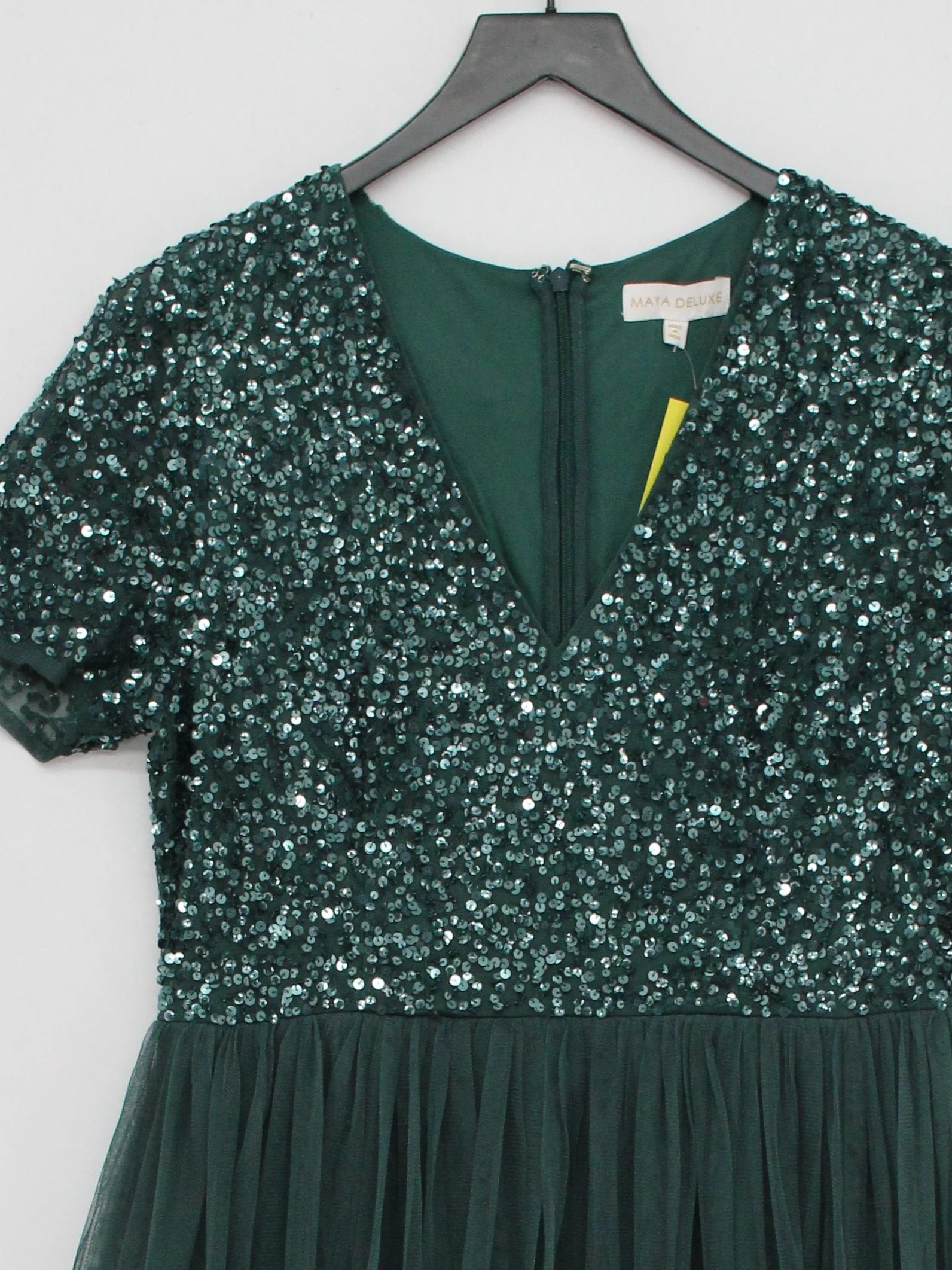 Maya Deluxe Maxi Dress UK14 in Green - Image 3