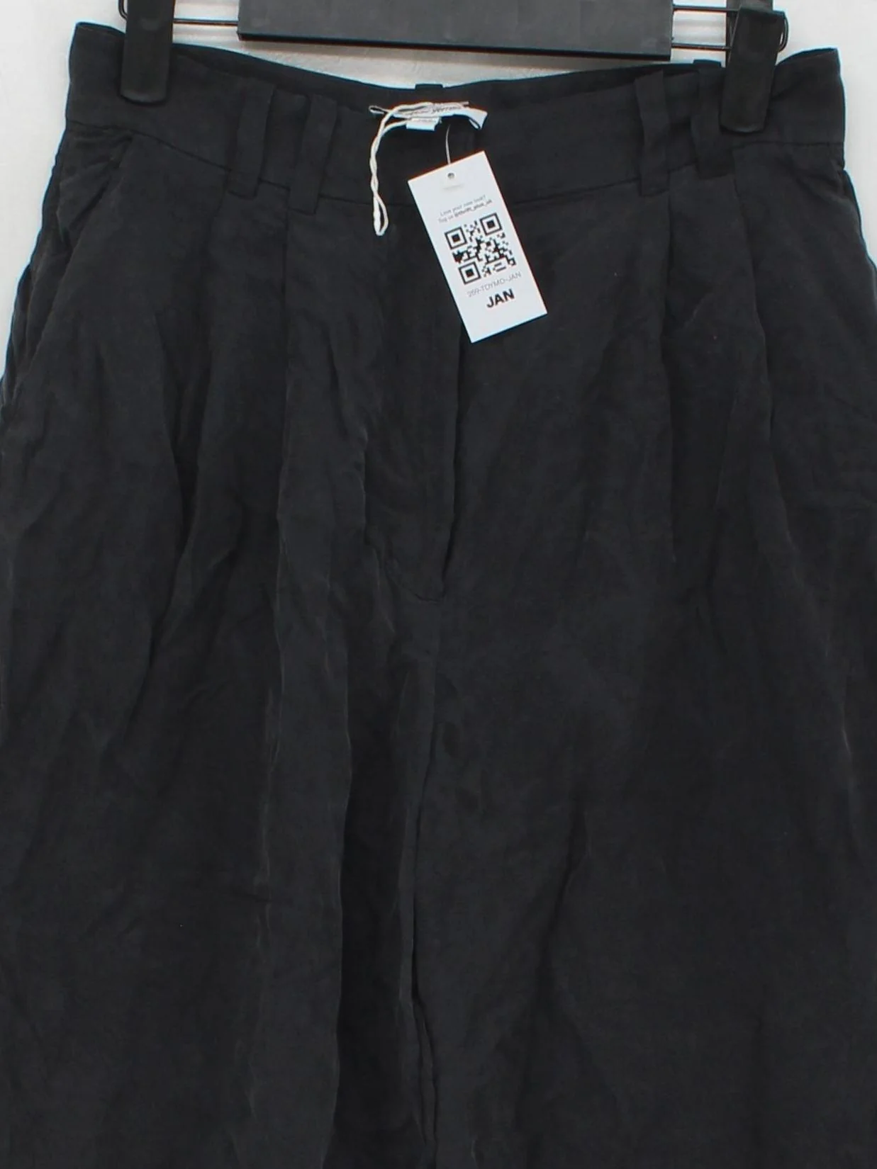 & Other Stories Women's Trousers UK 6 Black Other with Cotton Sweatpants - Image 3