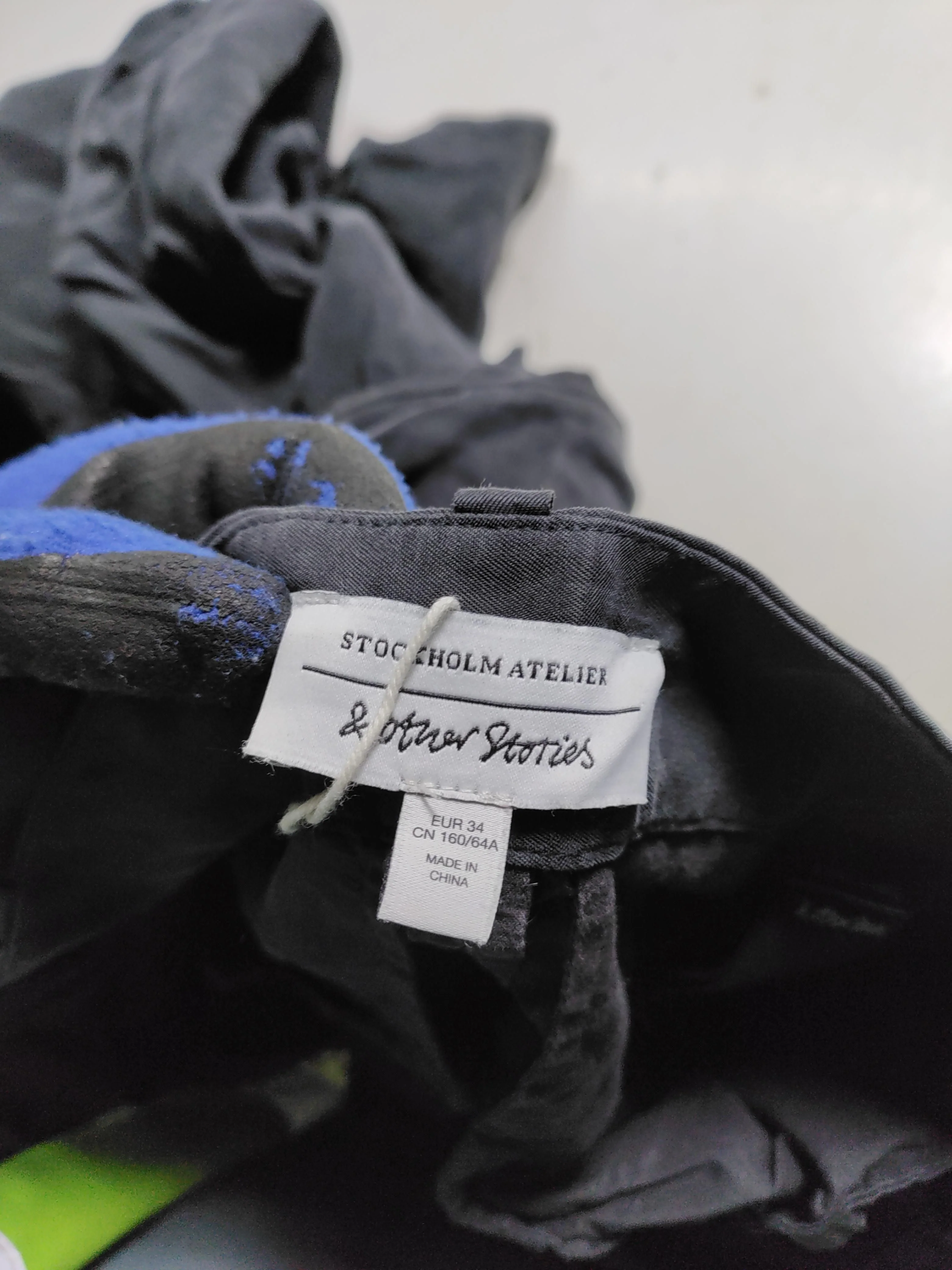 & Other Stories Women's Trousers UK 6 Black Other with Cotton Sweatpants - Image 5