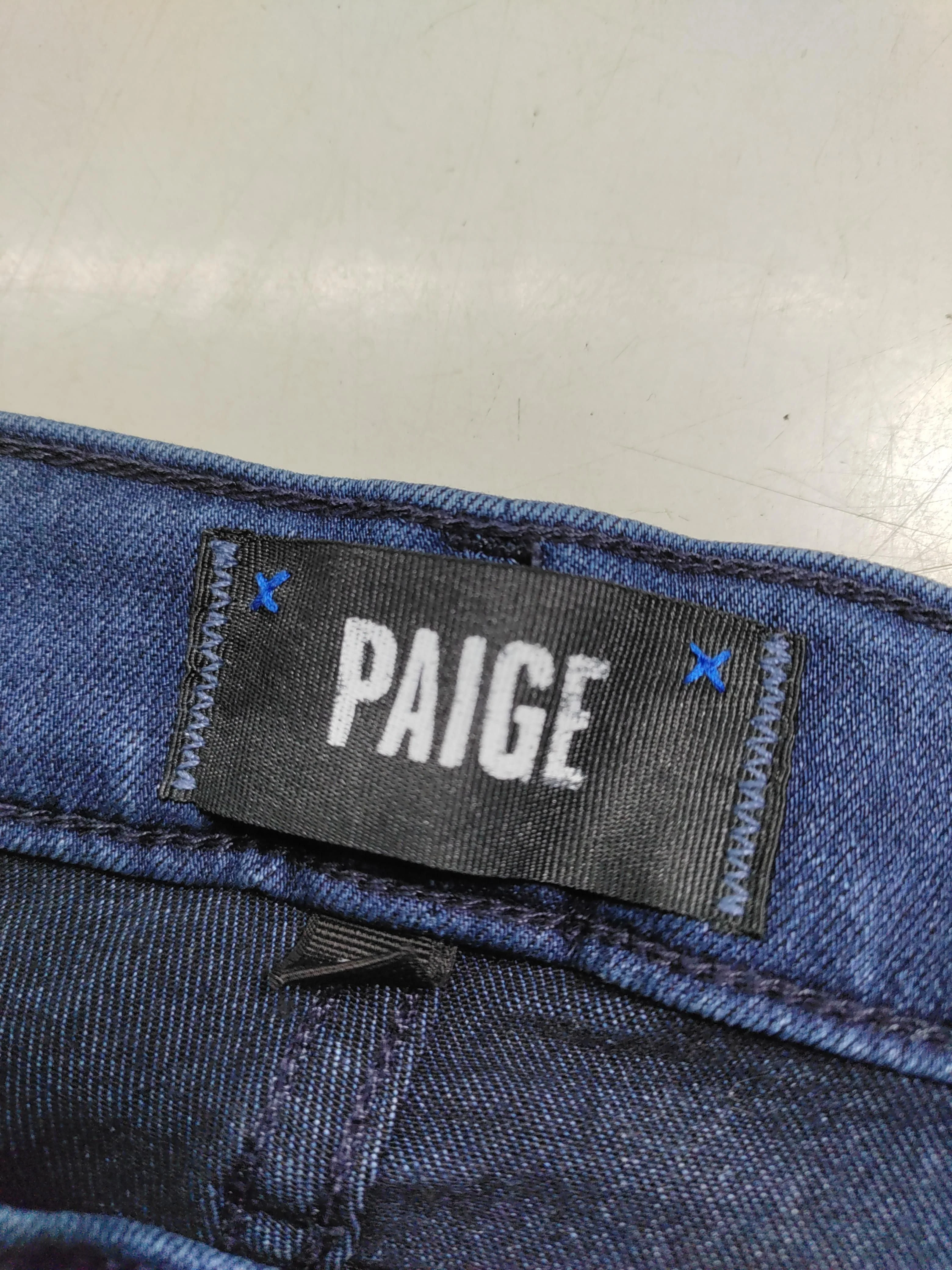 Paige Men's Jeans W 38 in Blue Rayon with Cotton, Polyester, Spandex Straight - Image 5