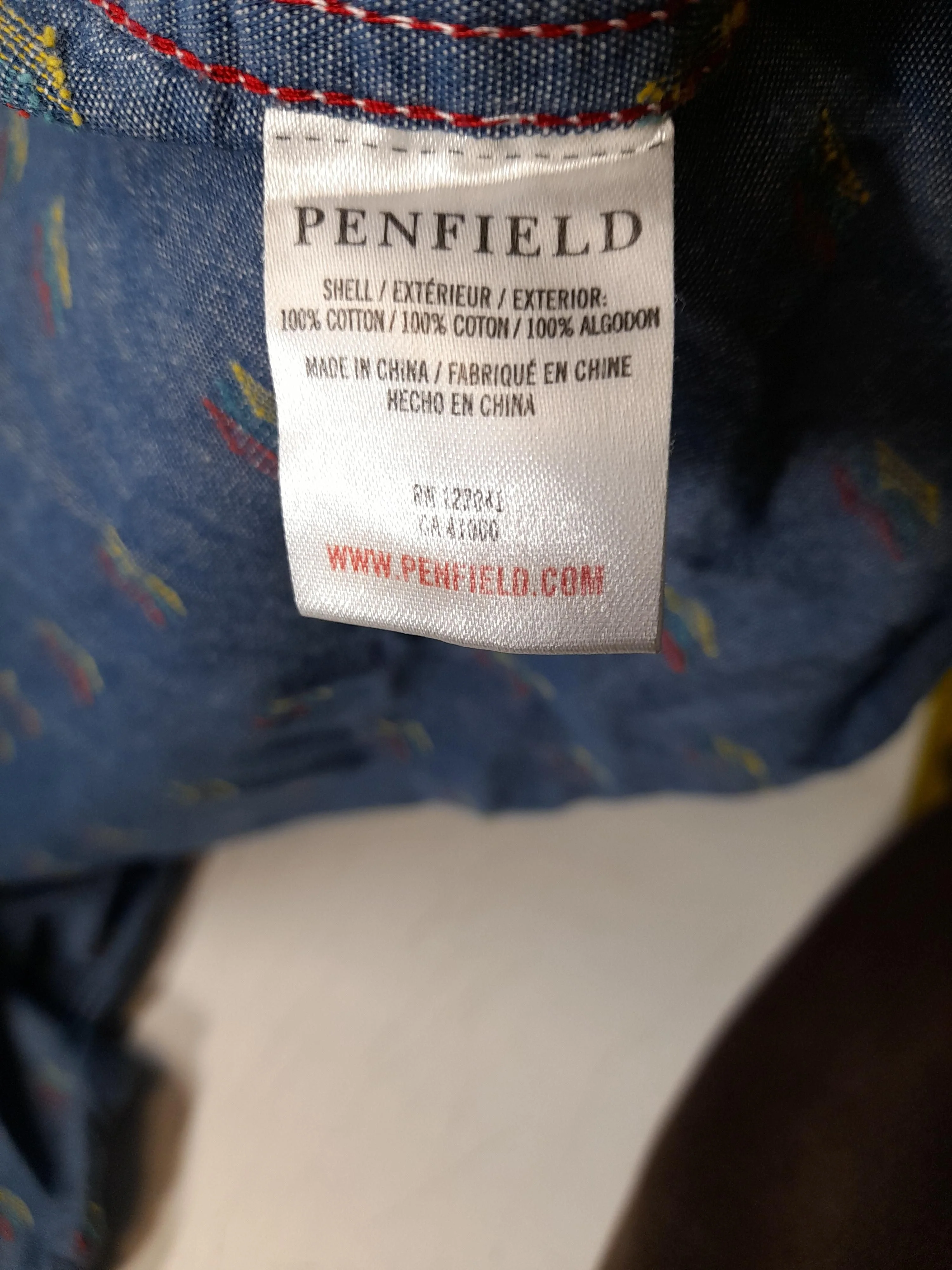 Penfield Men's Shirt L Blue 100% Cotton Basic - Image 6