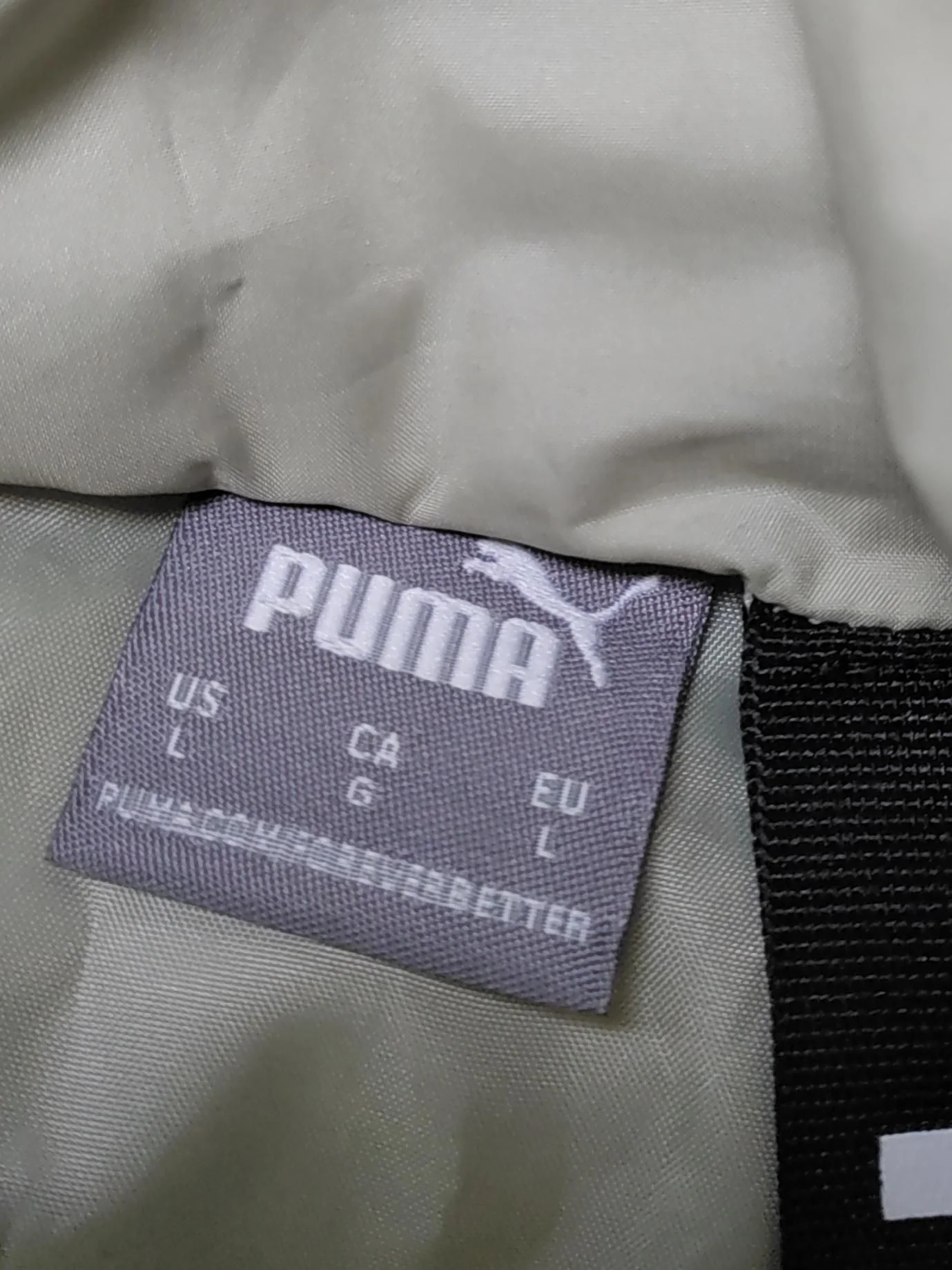 Puma Men's Coat L Cream 100% Polyester Overcoat - Image 5