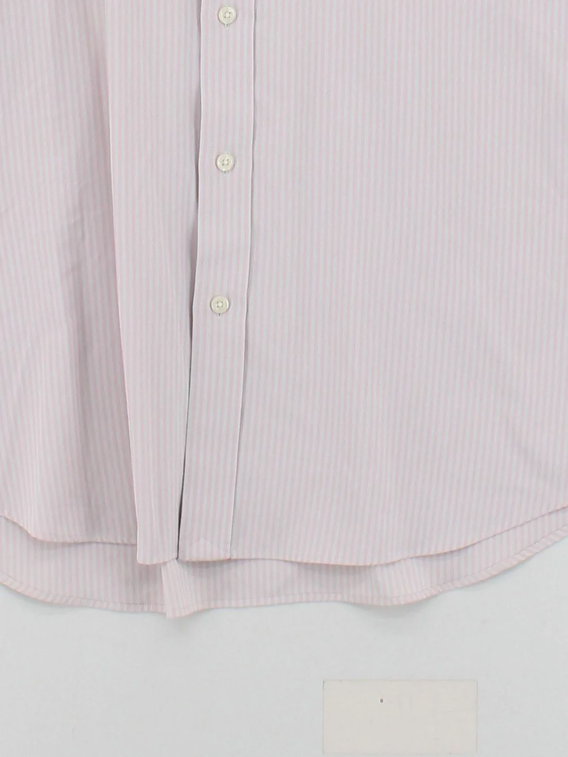 Ralph Lauren Men's Shirt XL White Striped Nylon with Elastane Basic - Image 4