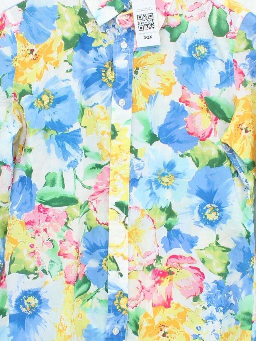 Ralph Lauren Women's Shirt UK 8 Multi 100% Cotton Basic - Image 3