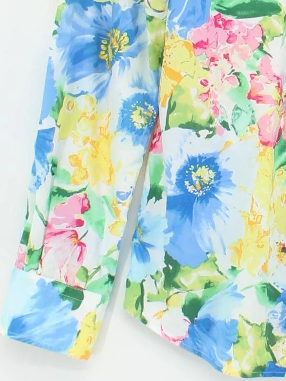 Ralph Lauren Women's Shirt UK 8 Multi 100% Cotton Basic - Image 4