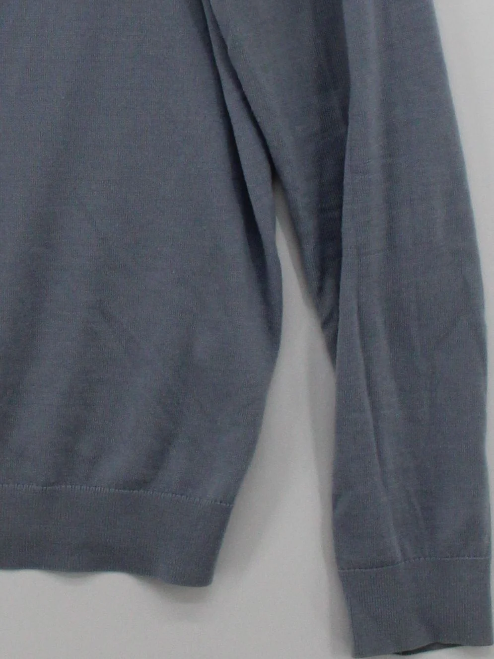 Reiss Men's Jumper M Blue 100% Wool Mock Neck Pullover - Image 4