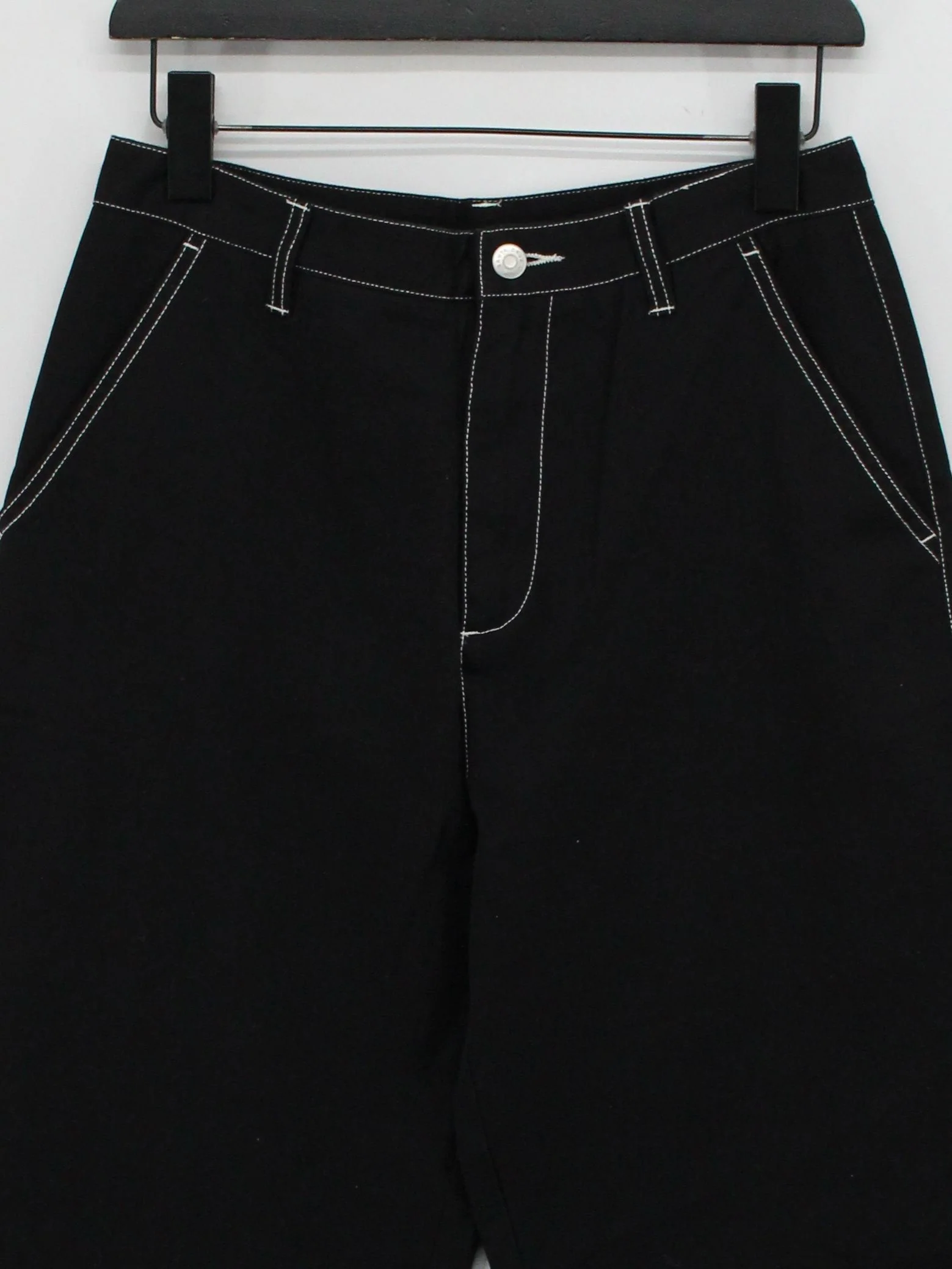 Santa Cruz Men's Trousers L Black 100% Cotton Wide-Leg Chino - Image 3