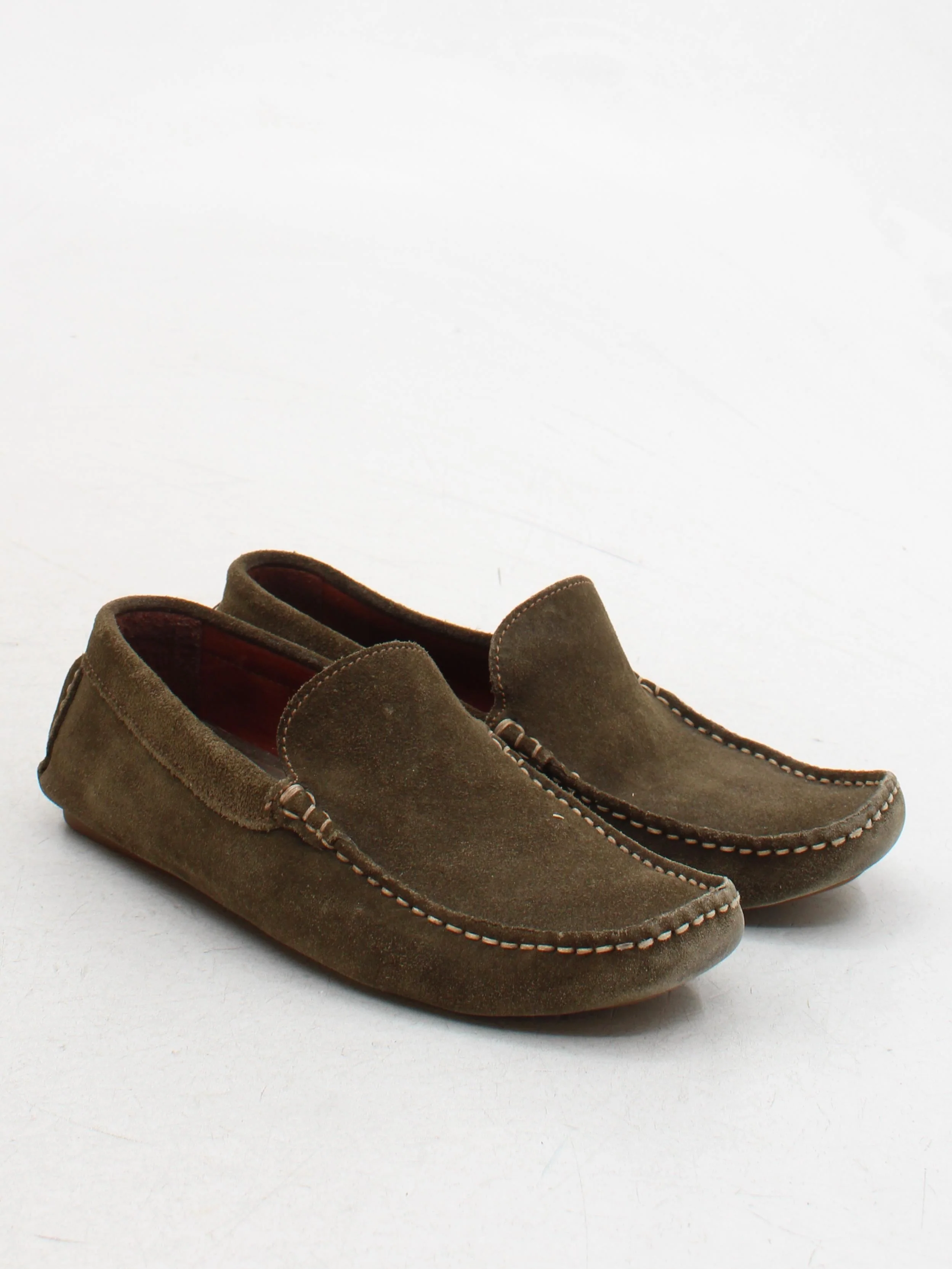 Shipton And Heneage Men's Shoes UK 7 Brown 100% Suede Loafer - Image 4