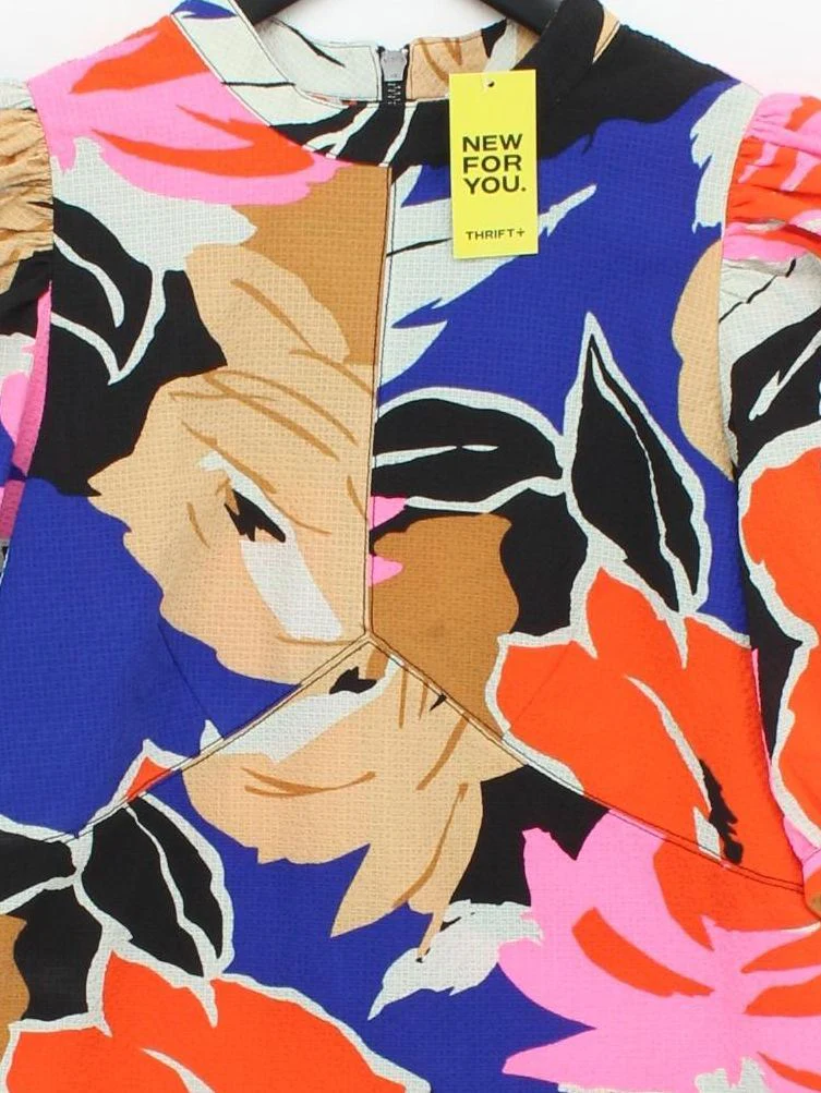 Ted Baker Women's Top UK 10 Multi 100% Polyester Basic - Image 3