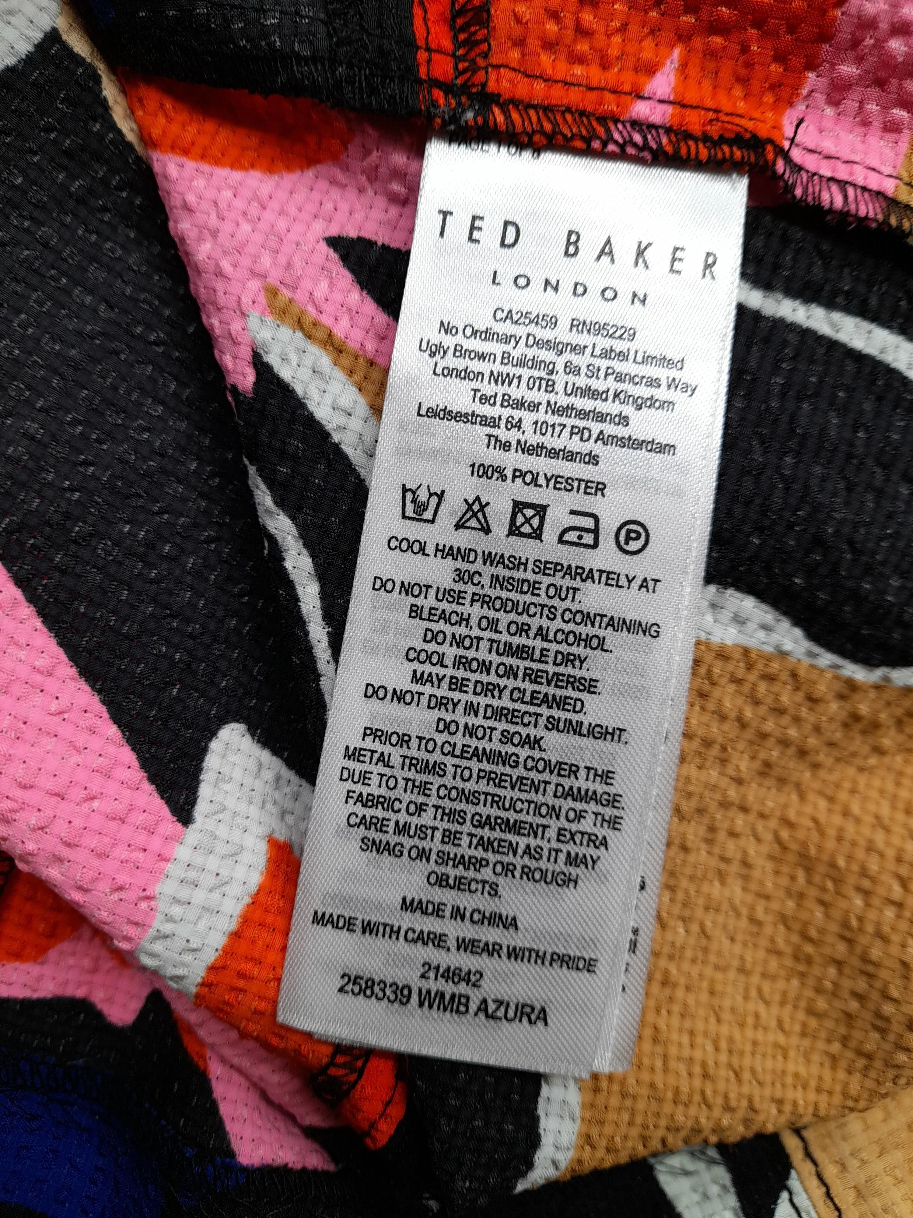 Ted Baker Women's Top UK 10 Multi 100% Polyester Basic - Image 6