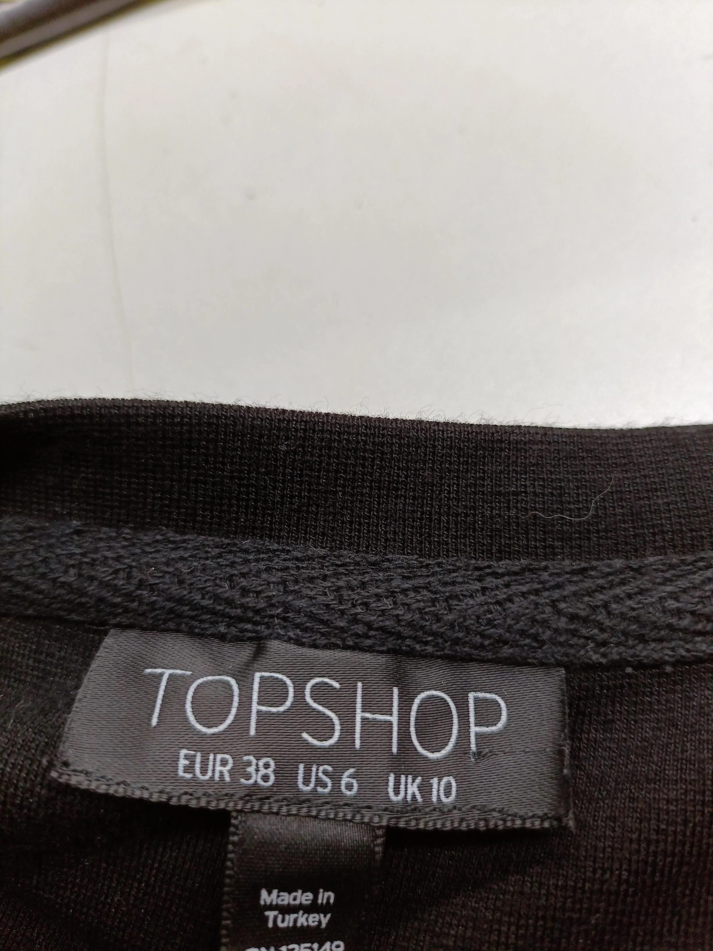 Topshop Tank Mini Dress UK10 in Black - Image 5