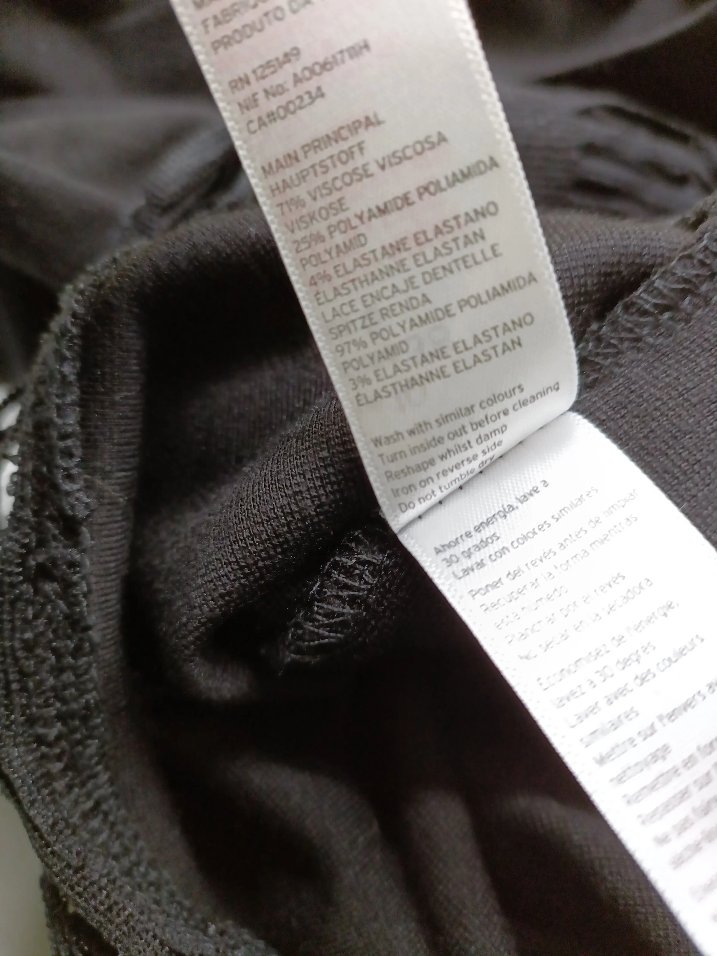 Topshop Tank Mini Dress UK10 in Black - Image 6