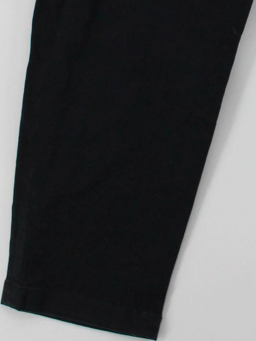 Uniqlo Men's Trousers M Black Cotton with Elastane Tapered Chino - Image 4
