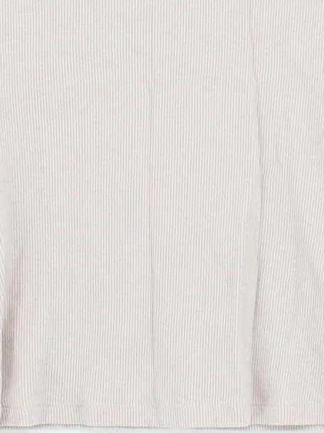 Weekday Women's T-Shirt XS Cream Cotton with Elastane Basic - Image 4