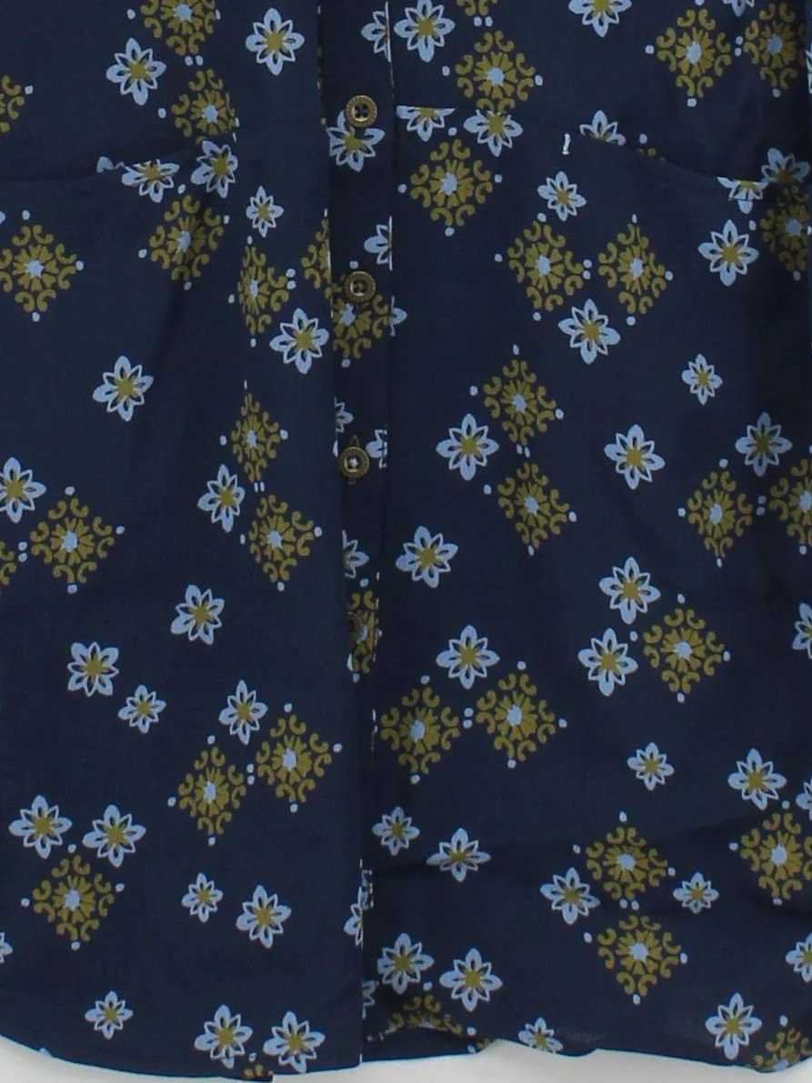 White Stuff Women's Shirt UK 12 Blue 100% Viscose Basic - Image 4